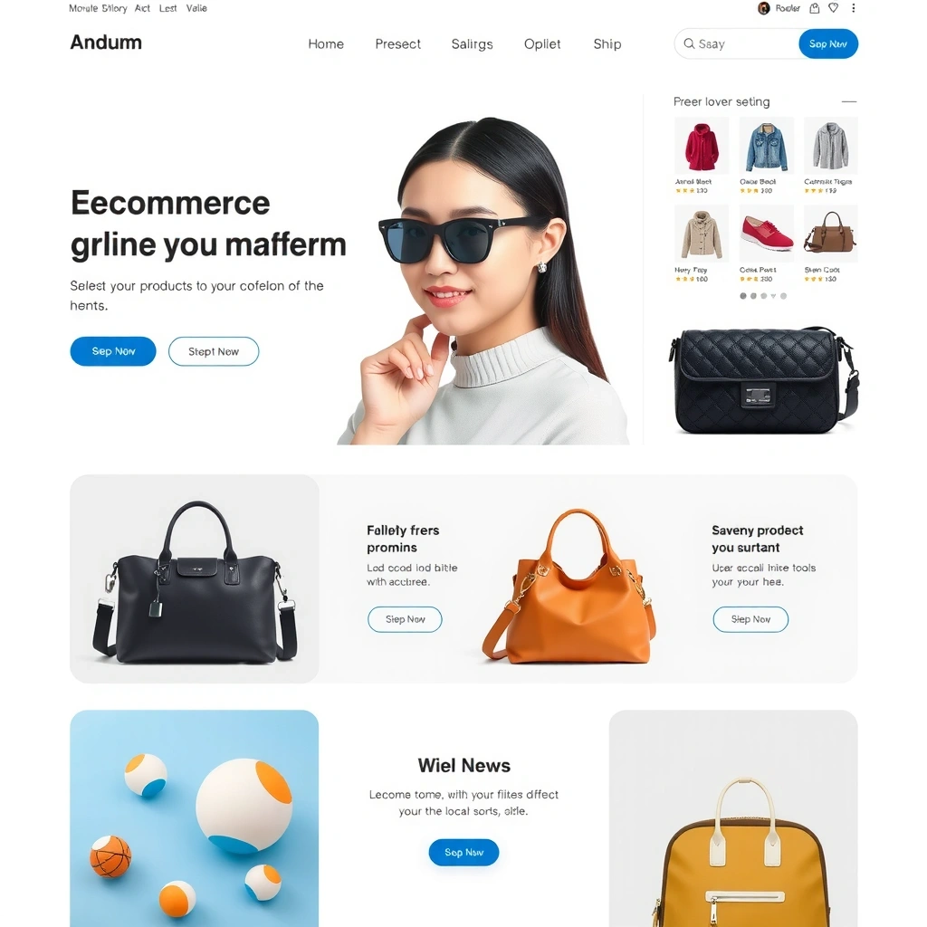 E-commerce platform redesign project