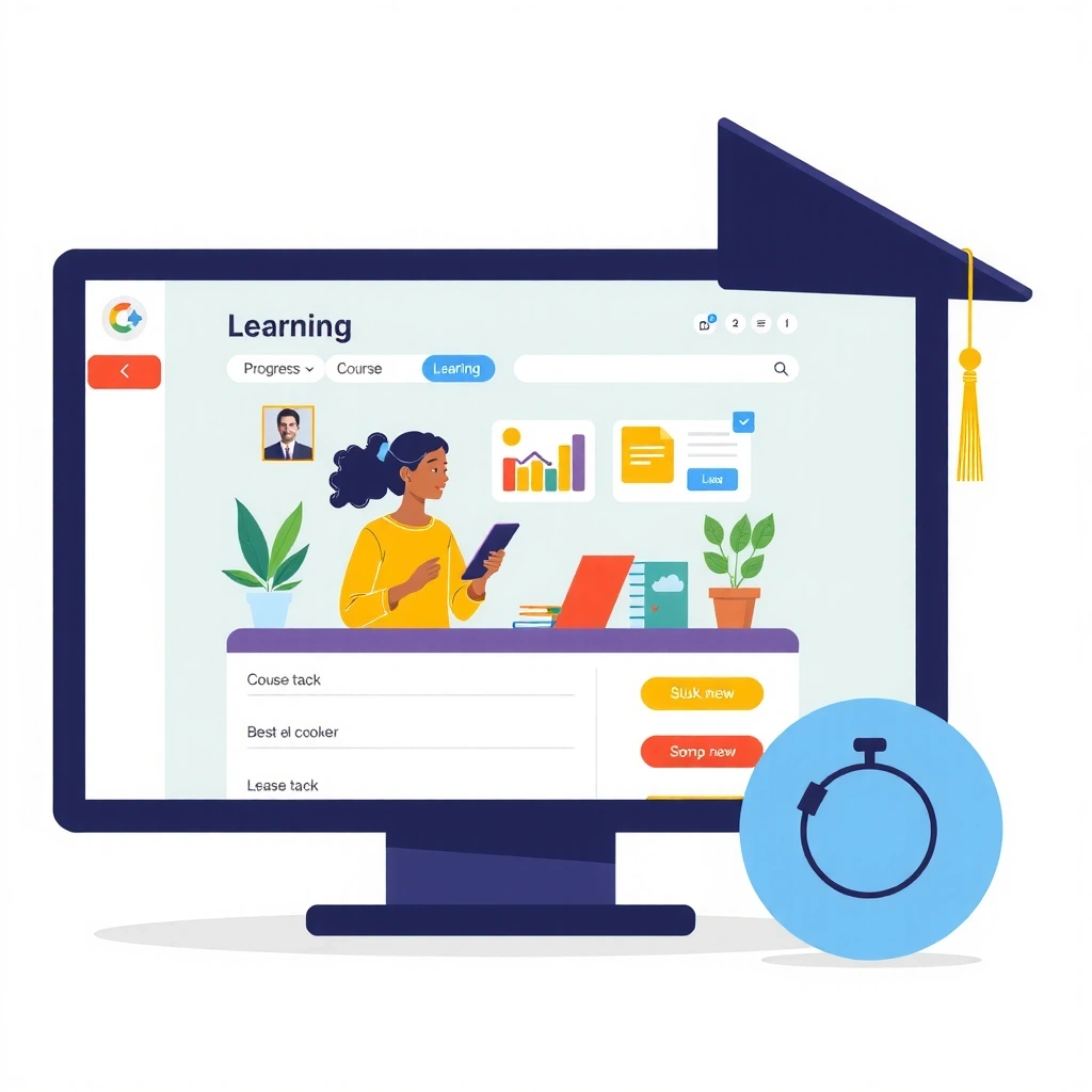 Educational platform learning management system