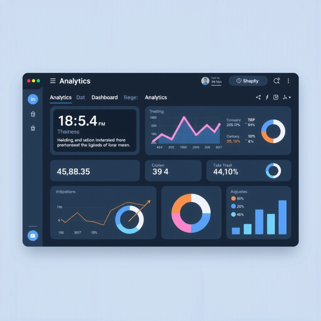 SaaS platform dashboard design
