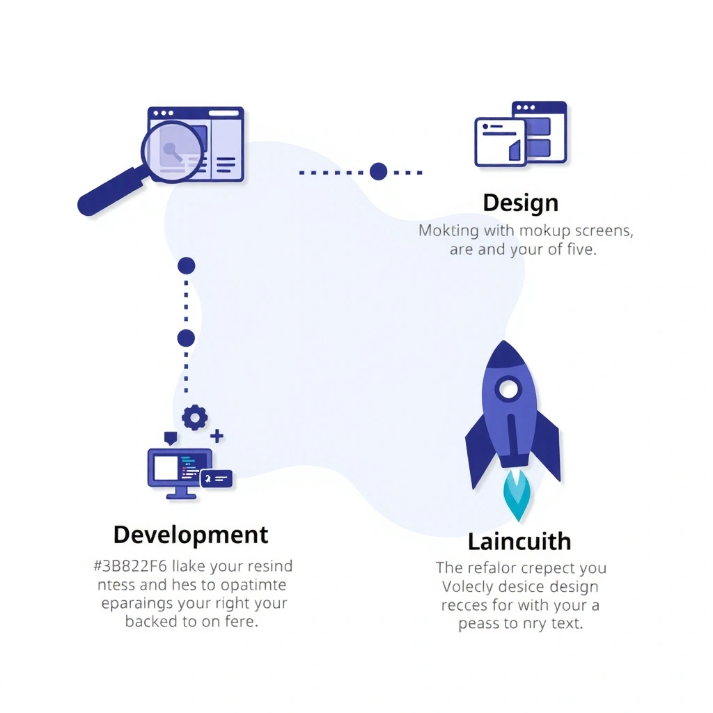 UXHub design process workflow illustration